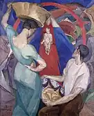 Adoration of the Virgin and Child, 1912–13, oil and encaustic on canvas, 150 × 120&nbsp;cm, private collection