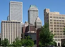 Downtown Tusla has some of the finest examples of art deco in the United States.