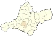 Location of Aïn Témouchent, Algeria within Aïn Témouchent Province