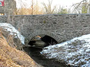 The 12.5-foot (3.8 m) "Bridge in East Fallowfield Township" 39°56′47″N 75°46′40″W / 39.94639°N 75.77778°W / 39.94639; -75.77778