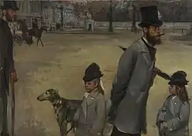 Edgar Degas: Place de la Concorde today: Eremitage Sankt Petersburg
