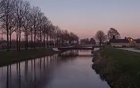 near Elst, river the Linge