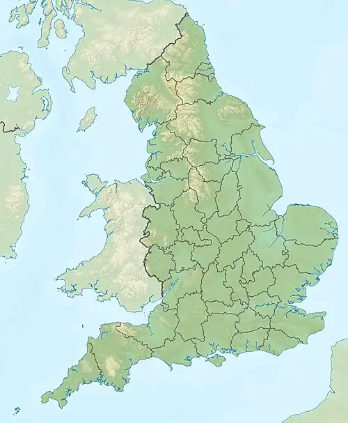 Nottingham is located in England