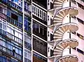 Fire staircases