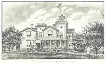 Thomas W Palmer residence built in 1864 and demolished in 1905