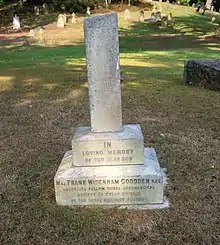 Grave of Frank Goodden