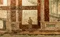 Fresco Detail of a human figure
