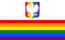 Poland Gay Pride Flag of Poland