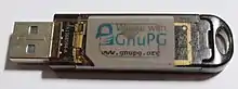 Card inside USB shell