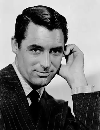 Image 5Cary GrantPhotograph: RKO publicity photographer; Edit: Chris WoodrichActor Cary Grant (1904–86) in a publicity photo for Suspicion (1940). Known for his transatlantic accent, debonair demeanor and "dashing good looks", Grant is considered one of classic Hollywood's definitive leading men. During his 34-year career he acted in over 50&nbsp;films, including The Eagle and the Hawk, Bringing Up Baby, and North by Northwest.More selected portraits