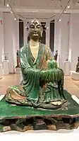Luohan at the Royal Ontario Museum in Toronto, with later head