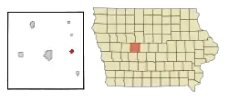 Location of Grand Junction, Iowa