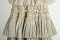 'Heiress' dress 1957 by Sybil Connolly - Ruffle detail