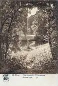 Henri Biva, Aprés-midi à Villeneuve-l'Etang, Salon 1906, postcard