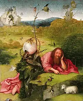 Hieronymus Bosch, St. John the Baptist in the Wilderness, c. 1489