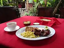 Image 27A Honduran breakfast (from Honduran cuisine)