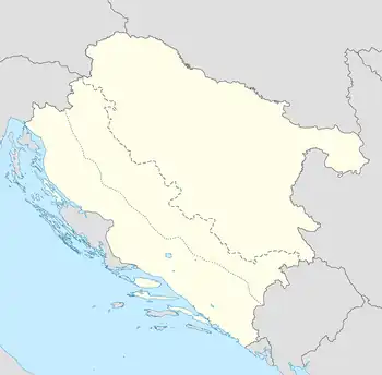 Blagaj massacre is located in NDH