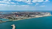 Indiana Harbor and Ship Canal in East Chicago