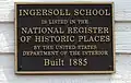 NRHP plaque