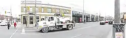 Allenby from northeast corner of Avenue Road and Eglinton Avenue