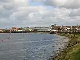 The Scottish Maritime Museum with the old ICI Explosives tug MV&nbsp;Garnock to the right