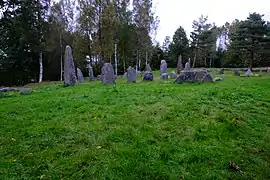 Rock settings at Istrehågan resemble a ship.