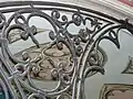 Interior metalwork detail