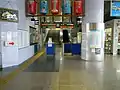 Ticket gate.