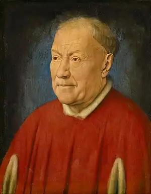 Image 9Portrait of Cardinal Niccolò AlbergatiArtwork credit: Jan van EyckThe Portrait of Cardinal Niccolò Albergati is an oil-on-oak-panel painting by the Early Netherlandish painter Jan van Eyck, dating to the 1430s. It is of considerable interest to art historians because van Eyck's preliminary drawing survives. The work depicts Niccolò Albergati, an Italian cardinal and a diplomat working under Pope Martin V, as a visibly ageing cleric, his face seamed with deep lines below the eyes; it is accompanied by notes on the colours to be used in the final painting. A comparison between this drawing and the portrait shows that van Eyck changed several details, such as the depth of the shoulders, the lower curve of the nose, the depth of the mouth and the size of the ear. The finished painting hangs at the Kunsthistorisches Museum, Vienna, while the drawing is in the collection of the Staatliche Kunstsammlungen Dresden.More selected portraits