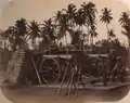 Two 12&nbsp;cm K.A. in Second Aceh Expedition