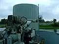 A 40&nbsp;mm AA gun tub