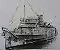 Lady of Mann returning to Douglas, 9 March 1946, following her war service.