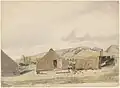 Lahaina, Hawaii landscape, 1855