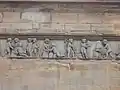 Leith Corn Exchange frieze: celebrating the harvest and shearing sheep