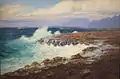 Marine View—Windward Hawaii, ca. 1920, oil on canvas painting by Lionel Walden, 78 x 117&nbsp;cm., Honolulu Museum of Art