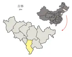 Tonghua City in Jilin