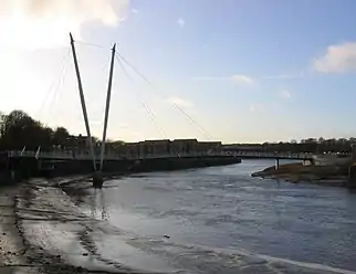 East side of bridge