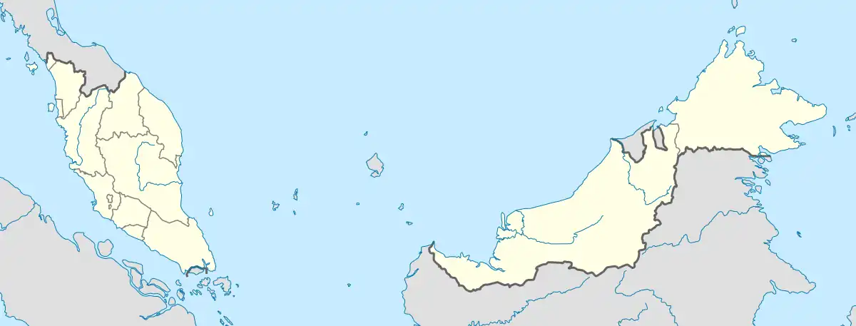 Tebrau is located in Malaysia