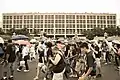 2013 - Marchers walk past the FPB as they celebrate the 50th Anniversary of the March on Washington
