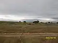 The trail on an overcast day