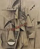 Max Weber, 1915, Avoirdupois, oil on canvas, 53.4 x 46.3&nbsp;cm, Baltimore Museum of Art