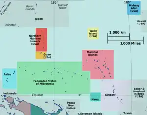 Phoenix Islands is located in Micronesia