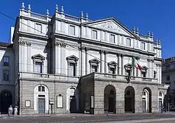 The Teatro alla Scala in Milan, Italy