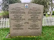 Memorial stone honoring U.S. Army Ski Troopers of the  99th Infantry Battalion