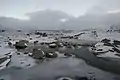 River flowing down from the summit