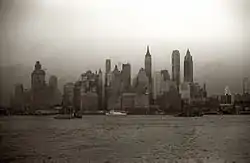 Image 3Lower Manhattan, as seen from a ferry, December 1941 (from History of New York City (1898–1945))