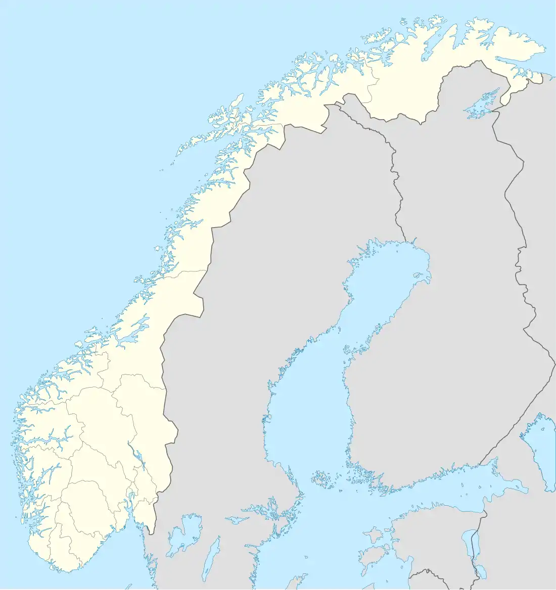 Finnmark fylke is located in Norway