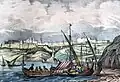 City of Oran, capital of the western beylik, by Léon Galibert (1844)