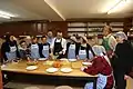 Osman Güldemir gives practical lessons at ESMEK on January 12, 2015.