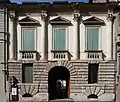 The actual facade